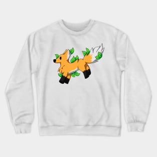 Chibi Fox Leaf Crewneck Sweatshirt